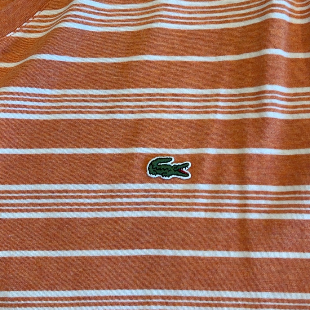 Lacoste striped  shirts bundle green/orange/ red/ white good condition 3xl - Picture 4 of 10